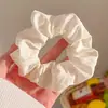 Goma para el pelo de estilo coreano para el verano, dulce estampado de animales, accesorio elástico simple fruncido para coletas, para niñas