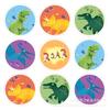 KK128 Amazon acuarela caricatura dinosaurio pterosaurio diente de sable Dragón regalo bolsa de celofán sobre pegatina decorativa