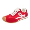 Zapatos de entrenamiento alemanes para mujer estilo retro americano, con bloques de color, suela blanda, versátiles, de alta apariencia, casuales, estilo minimalista, zapatos sencillos cómodos y ligeros