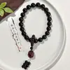 Pulsera Bodhi de Dropshipping Tamaño Grande Círculo Único 108 Cuentas Pulsera de Doble Círculo Estilo Vintage Pulsera Bodhi