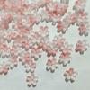 10mm Pequeños Pétalos de Vidrio de Flor de Cerezo Piezas de Flor de Vidrio para Manualidades Estilo Antiguo Flor de Cinco Pétalos Pasador de Cabello Accesorio para el Cabello Materiales para Abalorios Al por Mayor