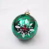Bolas de Navidad pintadas transfronterizas, adornos para árbol de Navidad, bolas pequeñas colgantes para manualidades, decoración de escaparate navideño, decoración para ambiente de fiesta