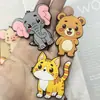 Estilo Animal Fofo Macio Patch de PVC Artesanal Acessórios DIY Capa de Celular Bolsa com Compartimento para iPad Chinelos Copo