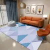 Nueva Alfombra de Piso Sala de Estar Dormitorio Lujo Ligero Alta Calidad Simple Cobertura Total Sofá Alfombra de Piso Grande Mesa de Café Limpiable Alfombra de Mesita de Noche