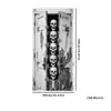 Cortina de puerta de bruja transfronteriza tela de fondo decoración pancarta Halloween atmósfera de terror bandera colgante calavera Cubierta de puerta de Halloween