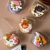 Caja para Pastel Mousse de Bayas Caja para Pastel Rollo de Pastel Rollo Suizo Tiramisú Caja para Llevar Caja para Mini Pastel