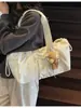 Bolsa Tote de Lona Transfronteiriça com Bolsos, Bolsa Transversal, Bolsa de Ombro de Lona, Bolsa Tote de Trabalho, Bolsa Hobo, Bolsa de Mão