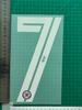 24 Cruz Azul Casa A Número de Jugador Letra Brazalete Estampado en Caliente Número Mapa de Transferencia Térmica Camiseta Suministros para Camisetas
