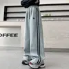 Calça de Outono para Meninas 2025 Nova Estilosa Outono Crianças Maiores Meninas Pequenas Moda Infantil Casual Reta de Barra Larga