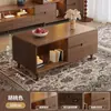 Mueble de TV para sala de estar, uso doméstico, de pie, juego de mesa de centro simple y moderno, tamaño pequeño, madera maciza, modelo nuevo 2026