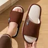Chinelos de Linho para Mulheres, Adequados para Todas as Estações, Chinelos Antiderrapantes de Algodão e Linho com Solas Grossas, para Verão, Primavera e Outono, para Uso Doméstico, Uso Interno, para Homens, Atacado
