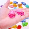 Juguete Figura de Tortuga Mini Bolsita Sorpresa Tendencia en Tiktok, Popular Decoración Colorida DIY para Acuario