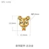 Accesorios de Cuerda para Pulsera y Collar con Cuentas de Arena Dorada de Dibujos Animados Oso Qiqi Cuerda Hecho a Mano diy Cuentas de Dibujos Animados
