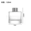 Frasco Difusor de Aroma Sem Chama 50ml Transfronteiriço, Frasco de Vidro Cilíndrico 100ml, Frasco de Perfume Óleo Essencial Difusor de Rattan 200ml Atacado
