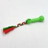Suprimentos para Pets Brinquedos para Cachorro tpr Tira de Tecido Cola Molar Mastigar Osso com Voz Bola Brinquedo de Pelúcia Natal