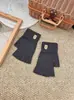 Novas Luvas de Inverno Masculinas Quentes e à Prova de Frio Estilo Coreano Tamanho Grande, Luvas de Tricô Sem Dedos à Prova de Frio para Uso Externo no Inverno