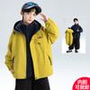 Chaqueta Desmontable 3 en 1 para Niños Primavera y Otoño 2026 Nuevo Estilo de Primavera Ropa Exterior Engrosada para Niños Mayores Niños