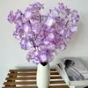 Pequeño adorno de flor de cerezo para decoración interior del hogar, sala de estar, suelo, flor artificial para escaparate, pequeño adorno de mesita de noche de dormitorio, flor simulada