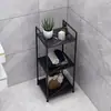 Estantería de Almacenamiento para Baño Jub de Pie para Esquina del Baño Estantería de Almacenamiento para Esquina del Inodoro del Hogar Cocina