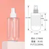 Botella Dosificadora Spot Cosmetics Pure Dew 200ml Transparente Pet Botella Spray para Tónico PP Blanco/Esmaltado Boquilla