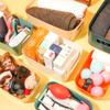 Caixa Organizadora de Mesa Estilo Nórdico Organizador de Cosméticos Bagunça de Mesa Cozinha Banheiro Plástico Acrílico Caixa de Armazenamento