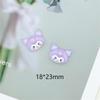 Transparente Sanrio Kulomi Resina Acessórios diy Creme Gel Hairpin Corda de Cabelo Fivela de Sapatos Copo de Água Celular Shell Patch