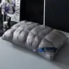 Hotel Cinco Estrellas Modelo Nuevo Almohada para Pan con Patrón Retorcido para Uso Doméstico con Núcleo Elástico, Almohada Cervical Lavable para Adultos, Esponjosa