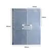 Páginas Interiores para Álbum de Tarjetas A4 con Cubierta, Transparente de PP Recargable de 4 Bolsillos para Fotos Polaroid y Postales, Venta al por Mayor Personalizada desde el Fabricante de Origen