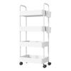 Carrinho Rack de Cozinha Móvel de Chão Banheiro Vaso Sanitário Quarto Armazenamento Multicamadas Rack de Armazenamento de Lanches