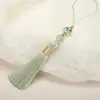 6cm Xiangyun Pequeno Pingente de Franja com Borla Joia Artesanal Decoração Pingente para Capa de Celular Pingente Marcador de Página Acessórios de Grampo de Cabelo