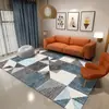 Nueva Alfombra de Piso Sala de Estar Dormitorio Lujo Ligero Alta Calidad Simple Cobertura Total Sofá Alfombra de Piso Grande Mesa de Café Limpiable Alfombra de Mesita de Noche