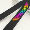Banda elástica jacquard de alta elasticidad y alta densidad de nailon, ropa interior ropa interior con letra de LOGO impresa, cinta elástica, accesorios para la ropa