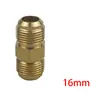 Extensão de tubo de cobre para ar condicionado junta de topo junta dupla conector intermediário junta de topo sem solda 6-19MM porca de cobre