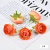 Flores Artificiales Estilo Europeo Mini Brotes de Té Cabezas de Flor Accesorios DIY Hecho a Mano Material de Flor de Seda Tocado Pasador Flor Decorativa