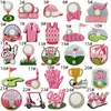 Parche de Tela Bordado de Pelota de Golf Deportiva de Dibujos Animados Serie Rosa Parche Sello de Bordado Accesorios para Ropa Listos para la Venta