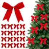 Corona de Navidad de Terciopelo con Lazo Grande Estilo Campestre Cinta de Terciopelo Vintage Decoraciones para Corona de Árbol de Navidad