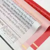 Papel de Presente Flor Brilhante Sorte Sua Papel Liso Coreano Translúcido Inglês Estampagem a Quente Estilo Europeu e Americano Floricultura Arte Floral