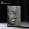 Colgante de jade hetiano natural de material fino, torre de flor de loto verde, Buda sonriente, Guanyin, colgante de iluminación de jade, suministro en vivo