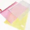 Bolsa de Archivo de Rejilla para Oficina, Bolsa de Información Portátil Impermeable de Color, Bolsa de Papelería con Cierre Transparente, Bolsa de Información para Estudiantes al por Mayor