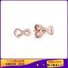Panjia Prata Cobre Branco Banhado a Prata Ouro Rosa Série Ventilador Margarida Osso da Sorte para Desejos Brincos Panjia