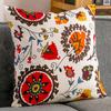 Cojín nacional de viento algodón y lino girasol venta al por mayor funda de almohada una generación de funda de cojín para coche venta directa de fábrica