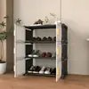 Venta Caliente Simple Zapatero Magnético para el Hogar, de Pie, Multicapa, para Dormitorio, Sala de Estar, Zapatero a Prueba de Polvo, para Propiedades de Alquiler, Zapatero de Entrada