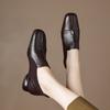 Sapatos Recomendados: 2026 Novo Modelo Preto e Marrom Salto Grosso Retro Modernos Versáteis Estilo Britânico
