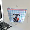 Bolsa Pequena para Armazenamento de Itens Diversos, Porta-Moedas Portátil e Fofo de Desenho Animado, Bolsa para Fones de Ouvido, Cabos de Dados e Cosméticos para Viagem ao Ar Livre