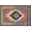 Alfombra Grande Retro de Lujo Ligero Transfronteriza, Alfombra Antideslizante para Sala de Estar, Alfombra Suave de Imitación Cachemir, Alfombra Resistente al Desgaste y Anticaídas