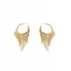Pendientes de borla de cadena redonda con temperamento de viento frío para mujer, aretes largos y sencillos de nicho, venta al por mayor