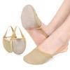 Meia-palma para dedos, prática de yoga e dança, sola macia, almofada para antepé, absorvente de suor, respirável, invisível, dispensador, antiderrapante, seção meia-sapato