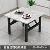 Mesa Quadrada Dobrável para Restaurantes, Mesa de Jantar Quadrada Pequena para Apartamentos Pequenos, Mesa de Jantar Portátil para Uso Doméstico e Apartamentos de Aluguel