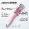 Conjunto de Pentes Massageadores com Airbag Coloridos Mais Vendidos da Amazon para Alisar Cabelo, Pente Almofada para Penteado, Conjunto de Pentes Vazados com Costelas para Cabelo Oleoso