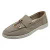 Mocasines Estilo Nuevo 2026, Slip-On Cómodos de Gamuza con Borlas Planos, Estilo Old Money Retro Planos Casuales Perezosos